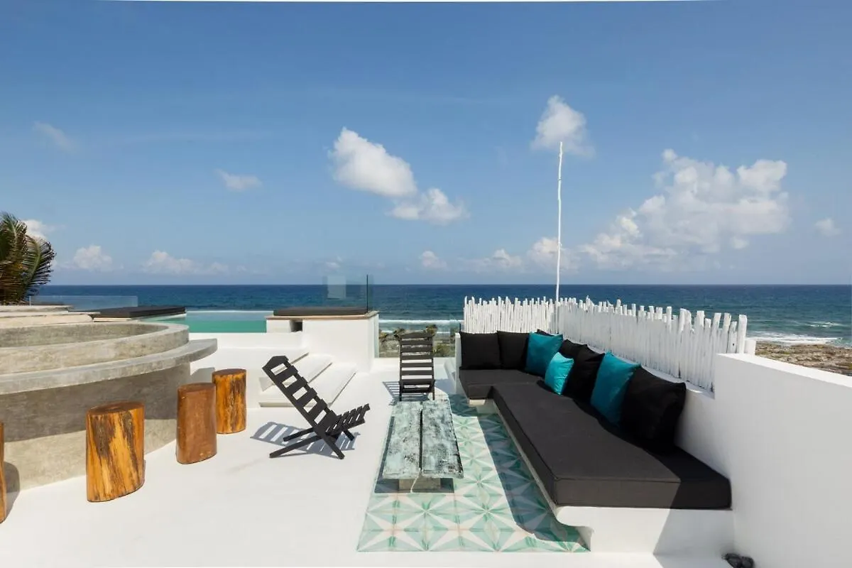 Villa Luxury Oceanfront Estate With Pool, Staff, Sleeps 24 Tulum 0*,